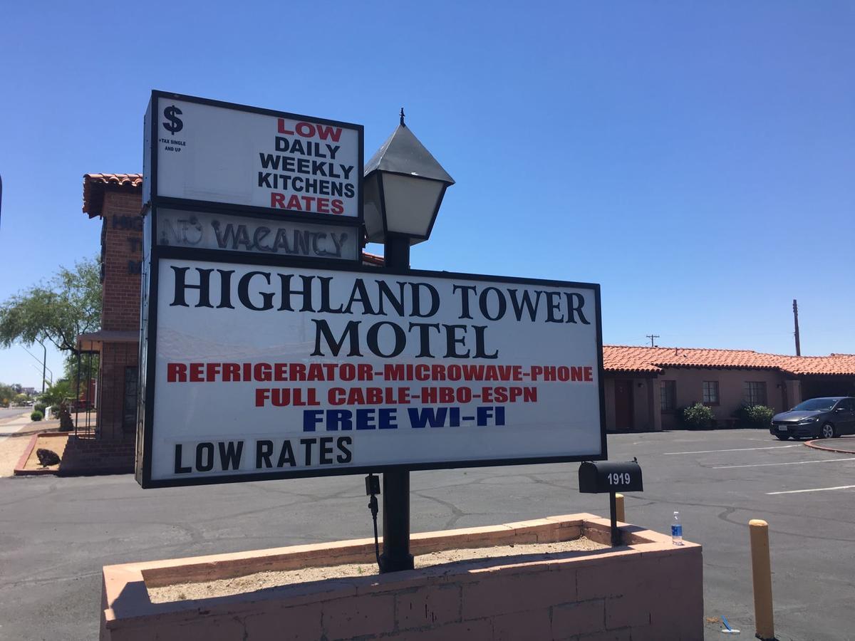 Highland Tower Motel 투산 외부 사진